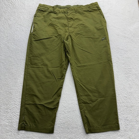 Nike Other - Nike Mens Olive Green Relaxed Straight Leg Casual Pants Size 40 Golf